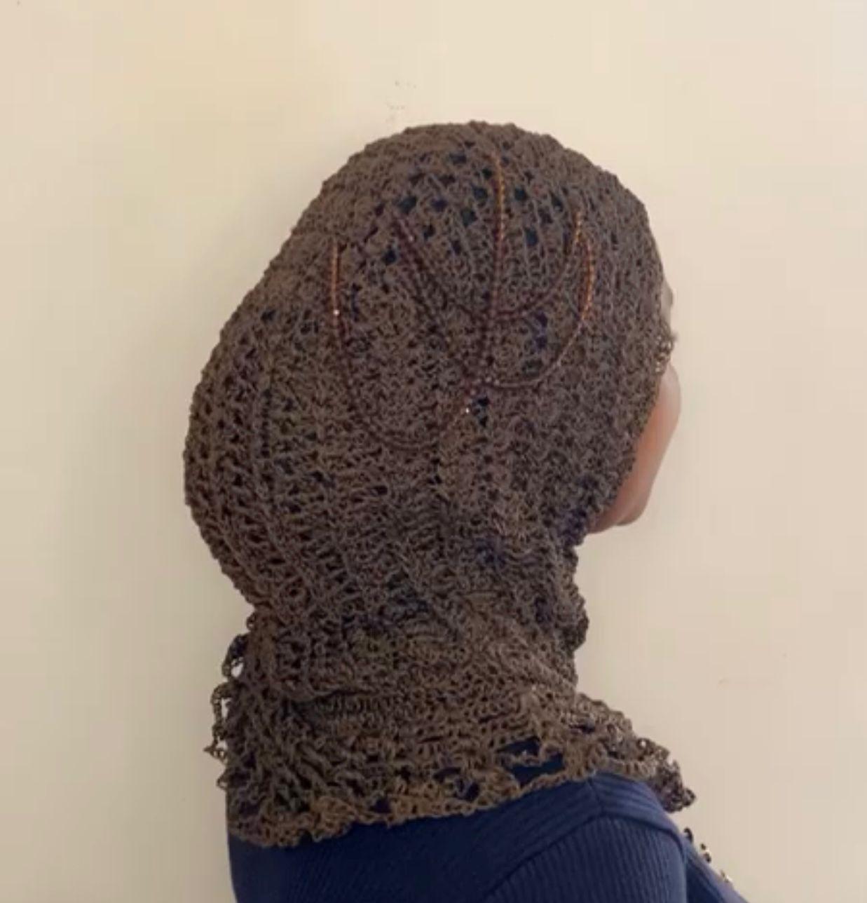 Inner crochet hijab, image 1